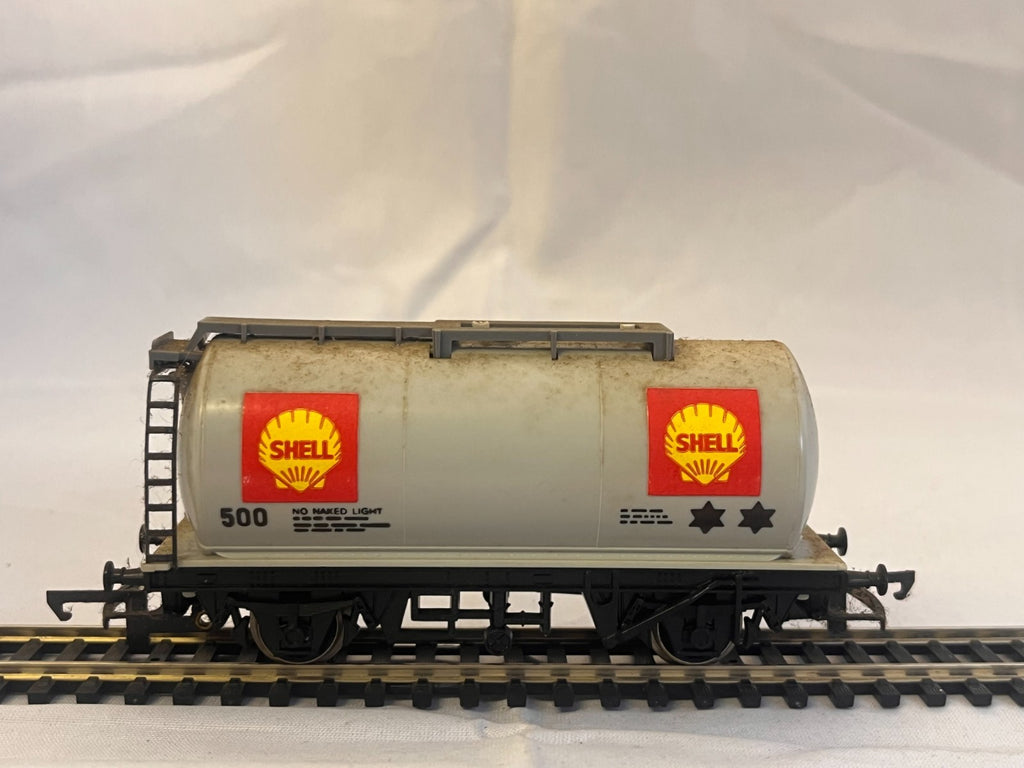 Hornby R020 OO Gauge Shell Grey TTA Tank Wagon Boxed