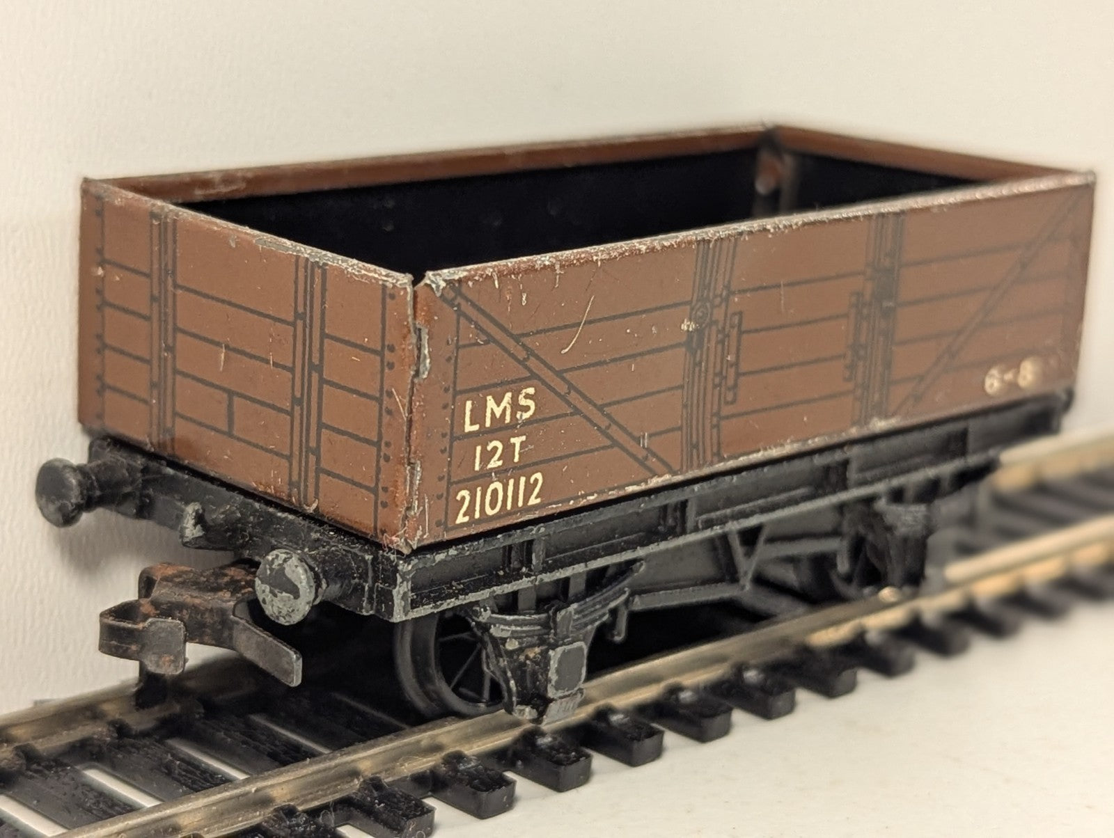 Hornby Dublo LMS Tinplate Open Goods Wagon OO Gauge