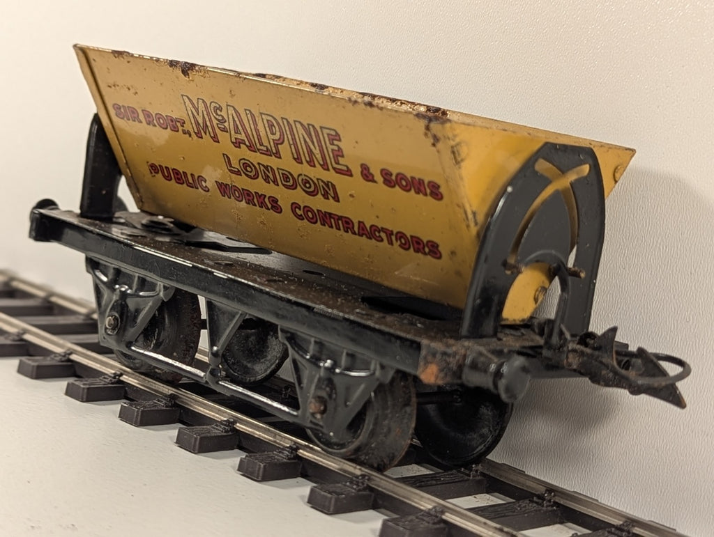 Hornby 42225 O Gauge Tinplate "McAlpine" Side Tipping Wagon
