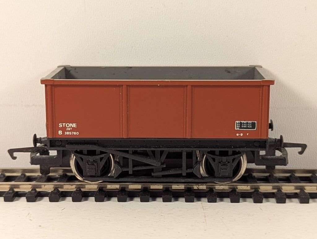 Hornby OO Gauge BR 26 Ton Mineral Wagon 'STONE' Goods Wagon B385760