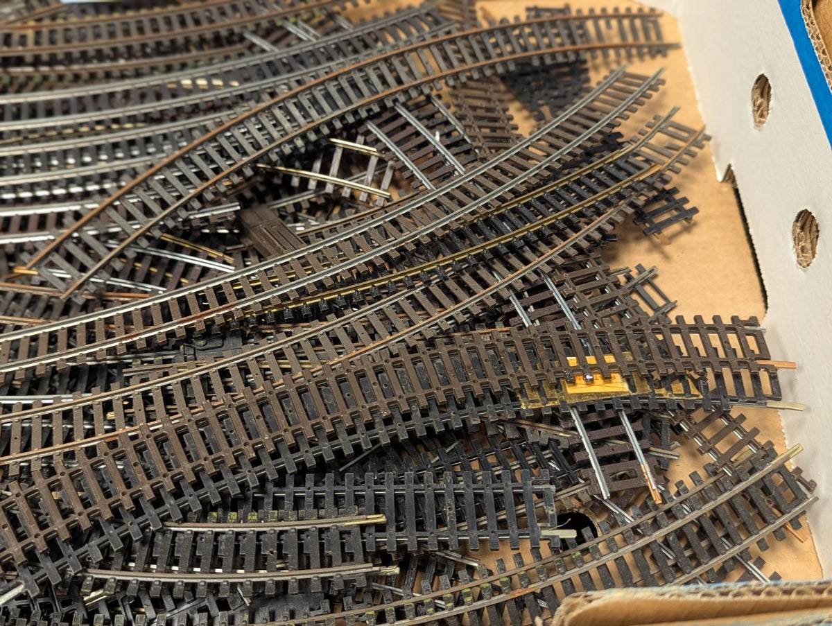 OO Gauge Job Lot of Model Railway Track - Needs Cleaning