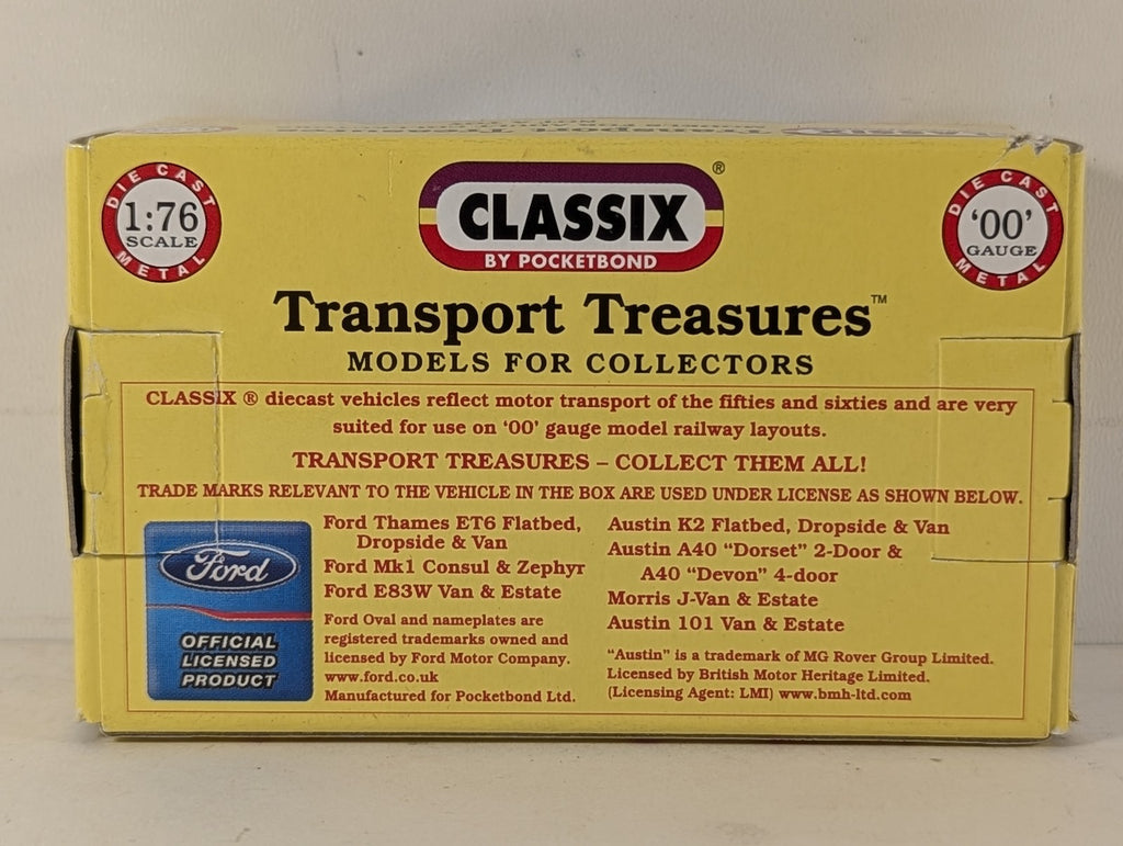 Classix 1:76 Scale / OO Gauge Morris Minor 4-Door Saloon Road Vehicle Grey