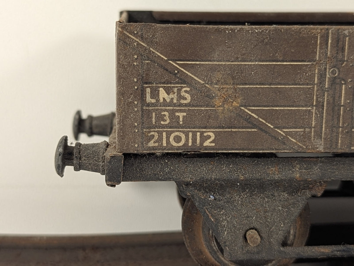 Hornby O Gauge No. 1 LMS 13T Open Wagon 210112 LMS Brown