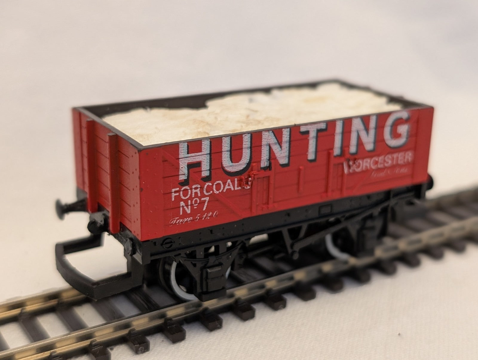 Hornby OO Gauge Private Owner 5-Plank Open Wagon 'Hunting' 7
