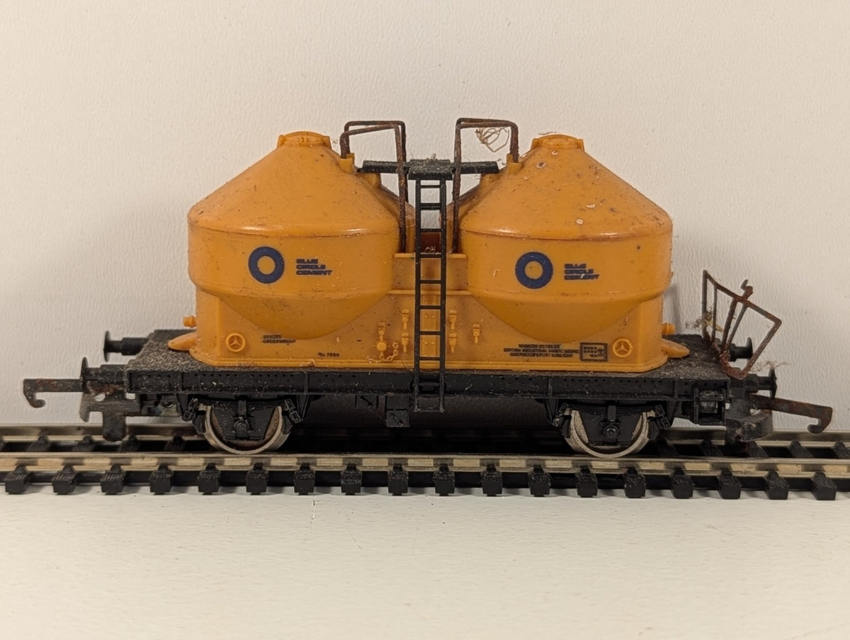 Lima 2720 OO Gauge Blue Circle Cement Tank Wagon