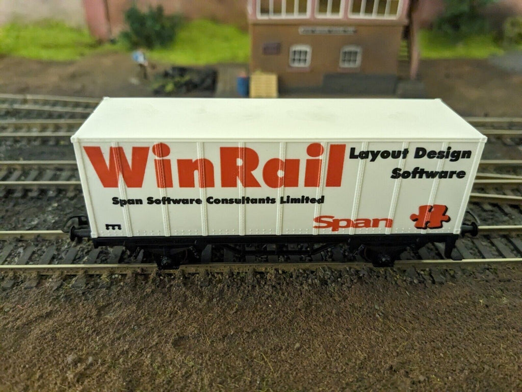 MärklinM0001 HOGauge ContainerWagon "WinRail LayoutDesign Software" 1:87 - Boxed