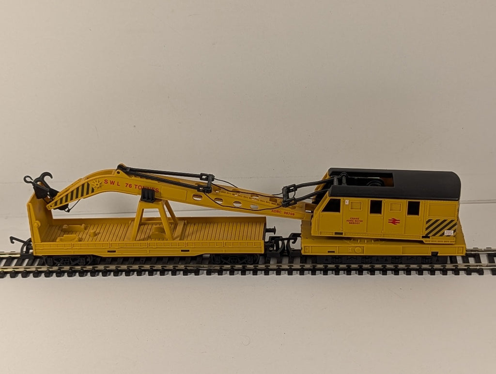 Hornby OO Gauge Breakdown Crane ADRC 96709 BR Yellow R6369