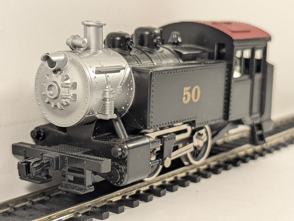 Model Power HO Scale 0-4-0 Steam Locomotive 50 Santa Fe 6500
