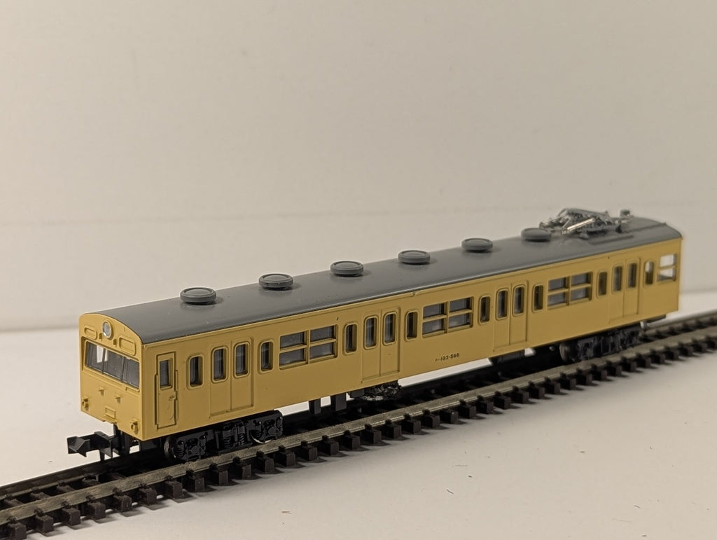 Kato N Gauge JNR 103 Series EMU Coach Kumoha 103-566 Yellow