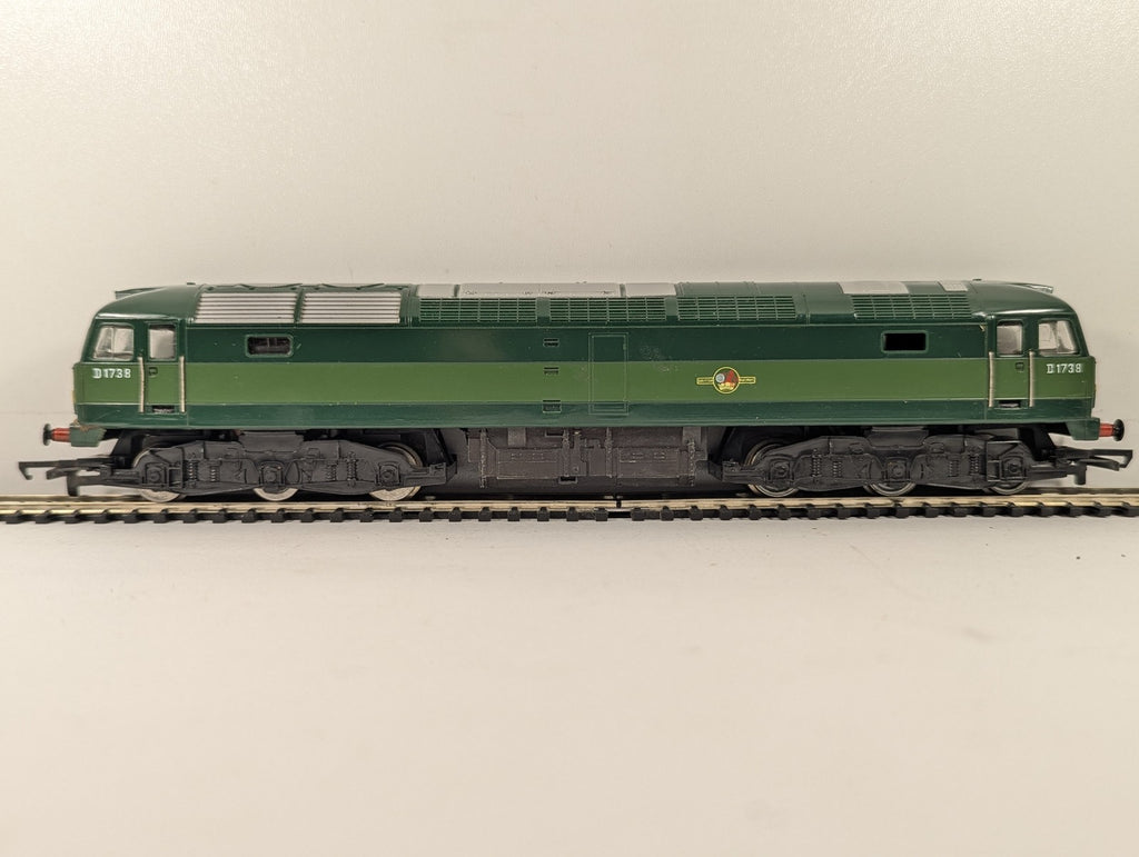 Hornby OO Gauge Class 47 Brush Type 4 Diesel Locomotive D1738 BR Two-Tone Green