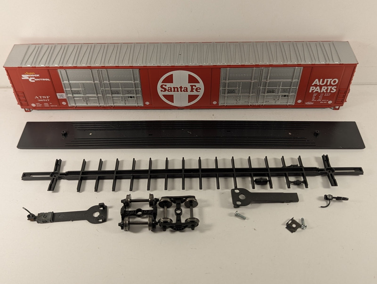 Athearn HO Gauge 86ft Hi-Cube 8-Door Boxcar 36517 Santa Fe 1998