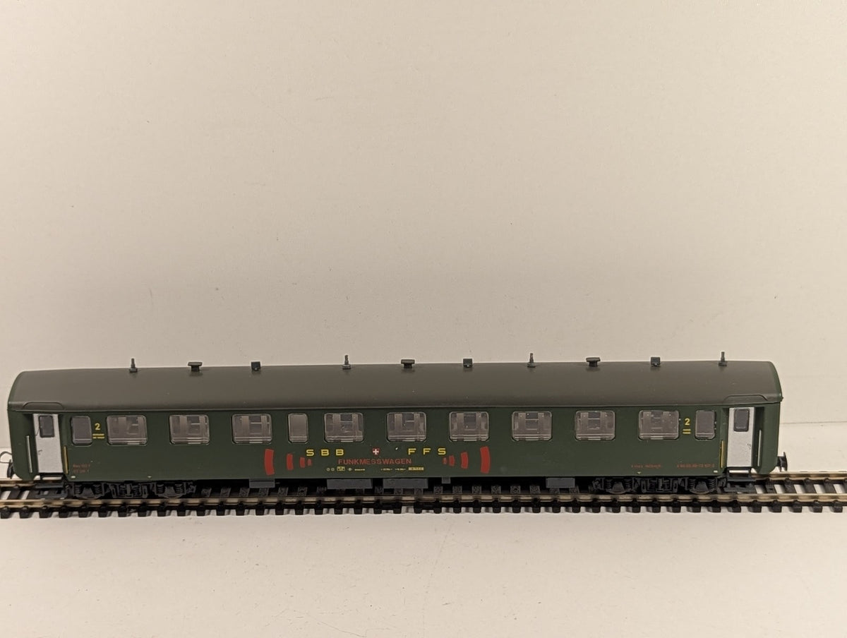 Sachsenmodelle HO Gauge SBB Funkmesswagen / Voiture de Mesure Radio