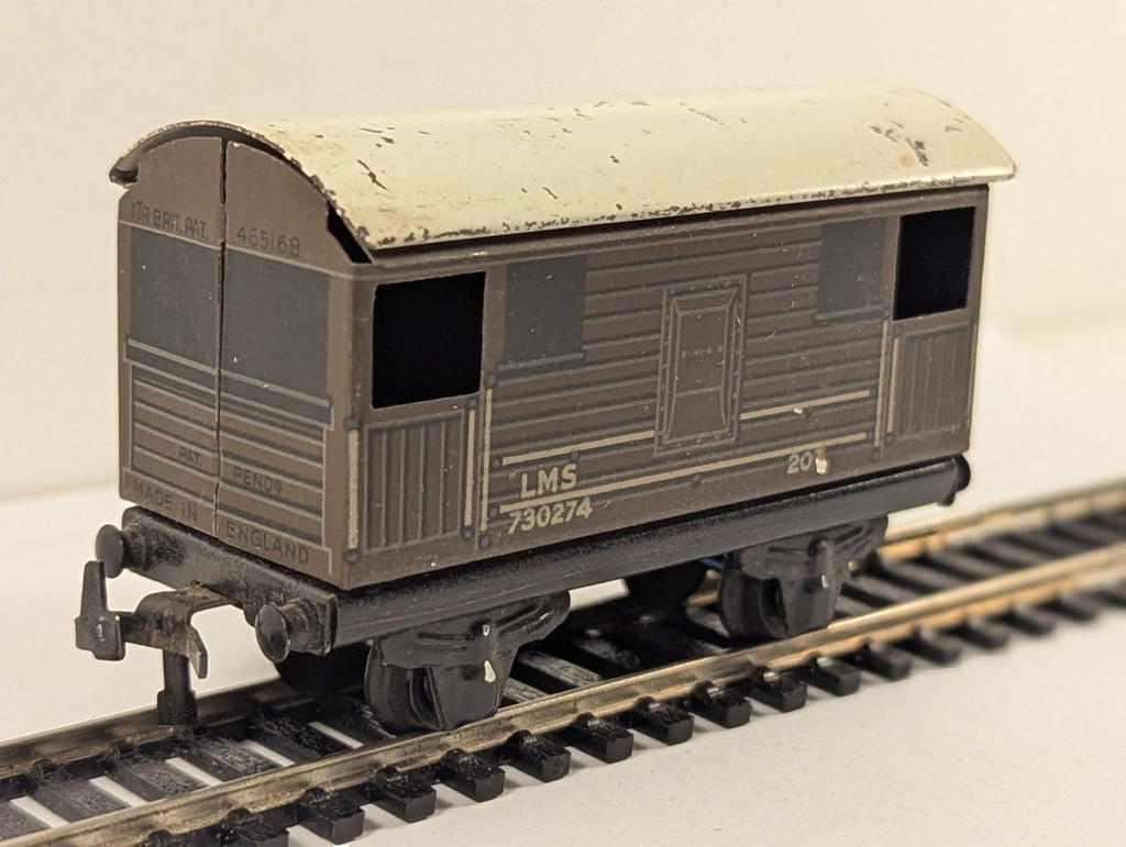 Trix OO Gauge LMS Goods Brake Van - Chipped Paint
