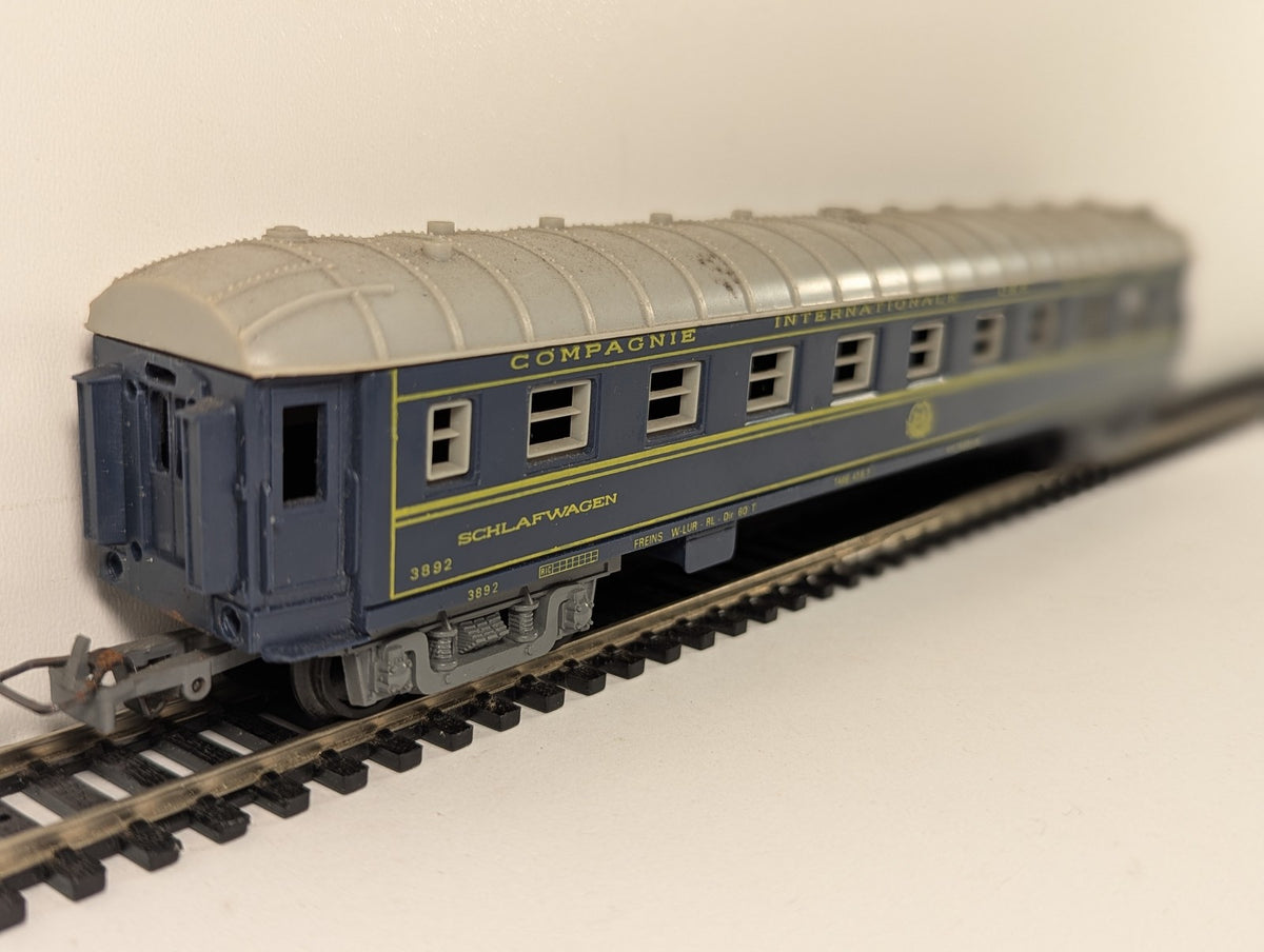 Jouef HO Gauge CIWL Sleeping Car Passenger Coach 3892 CIWL Blue