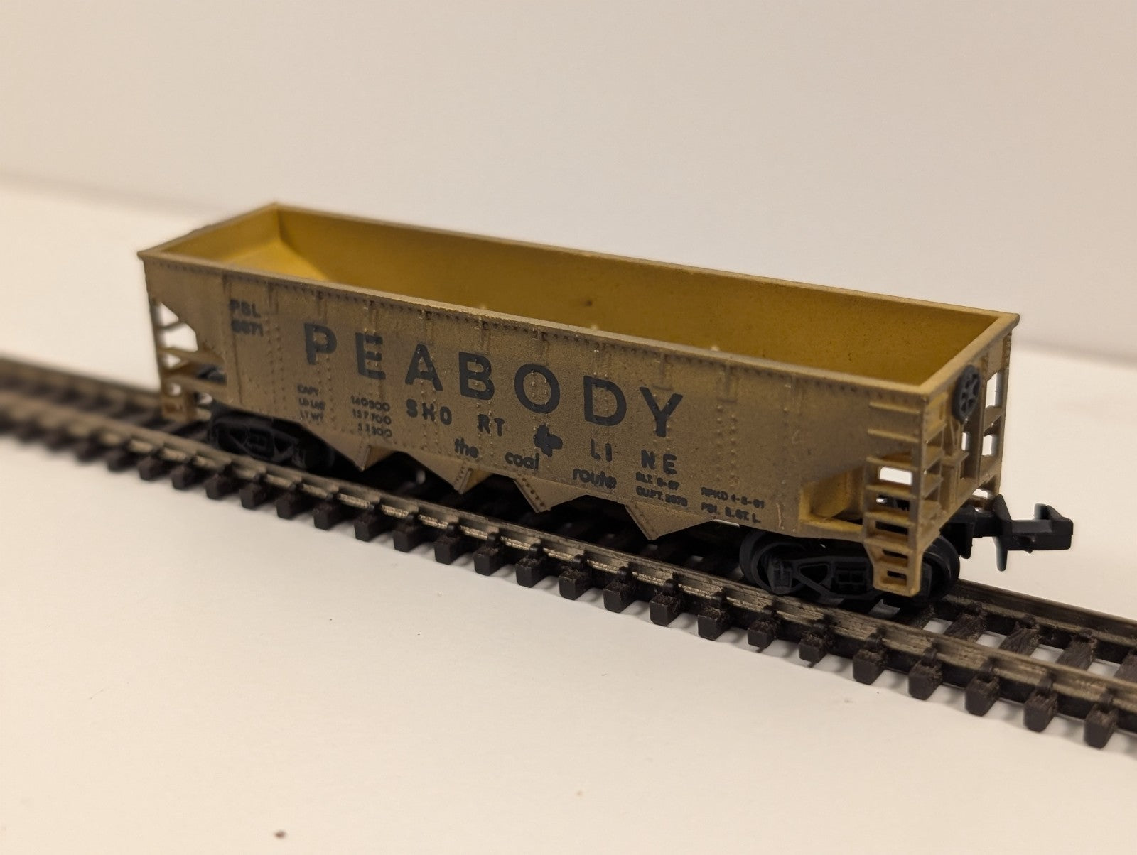 Life-Like N Gauge Peabody Short Line Hopper Car