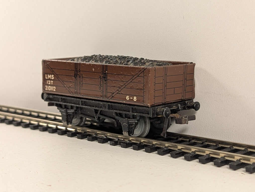 Hornby Dublo 32025 OO Gauge LMS D1 Coal Wagon with Coal Load - Boxed