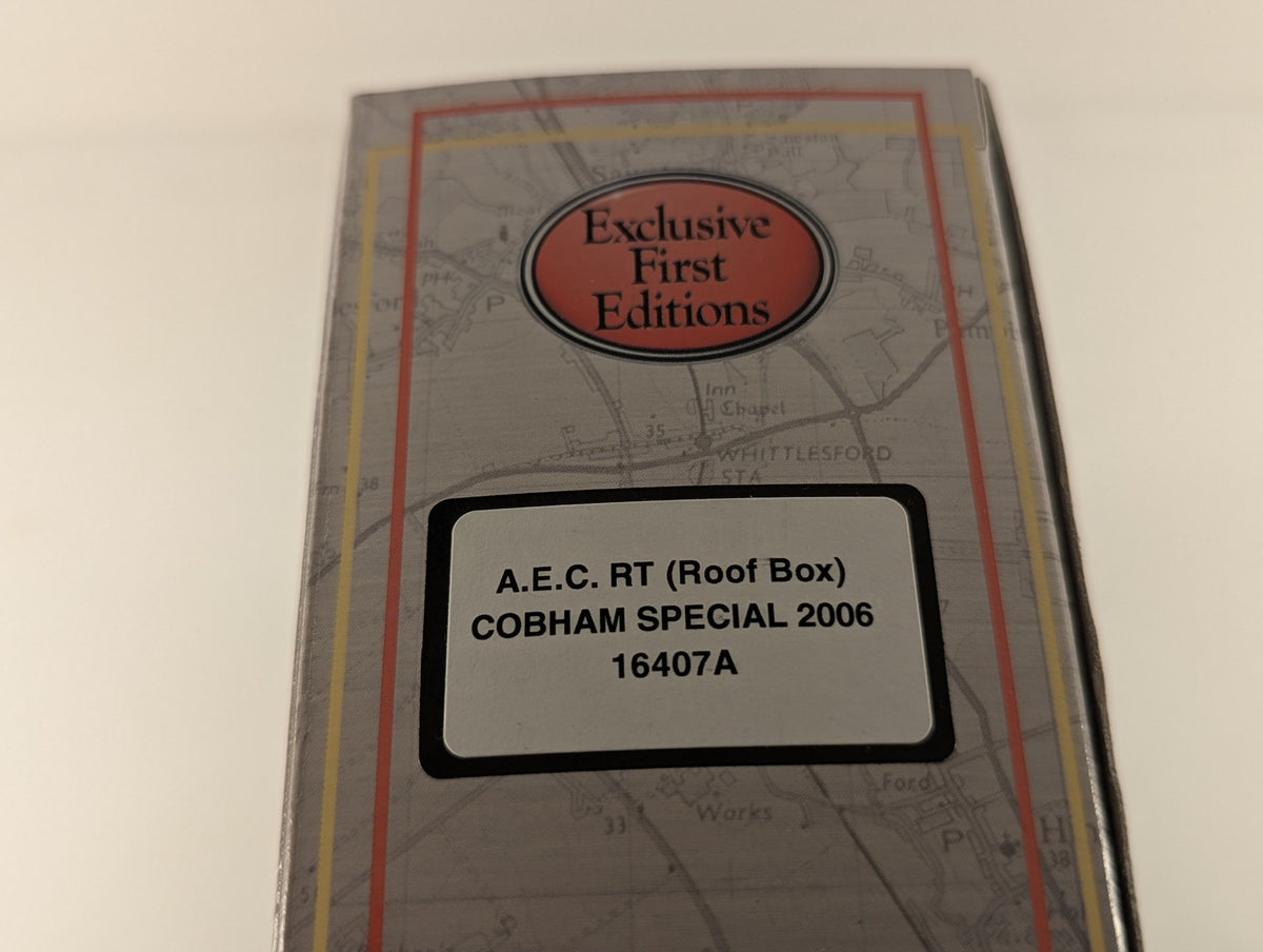 Exclusive First Editions 1:76 A.E.C. RT (Roof Box) Bus RT 1705 London Transport