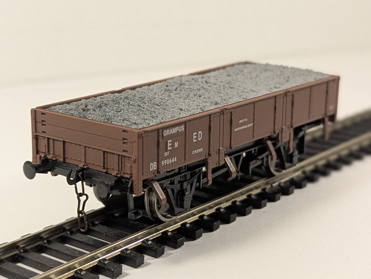 Dapol OO Gauge BR 20 Ton Grampus Ballast Wagon Goods Wagon DB 990644