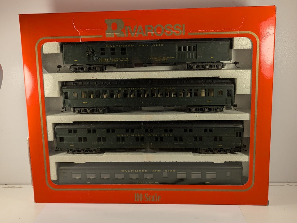 Rivarossi HO Scale Baltimore & Ohio 1920s Passenger Car Set B Coach