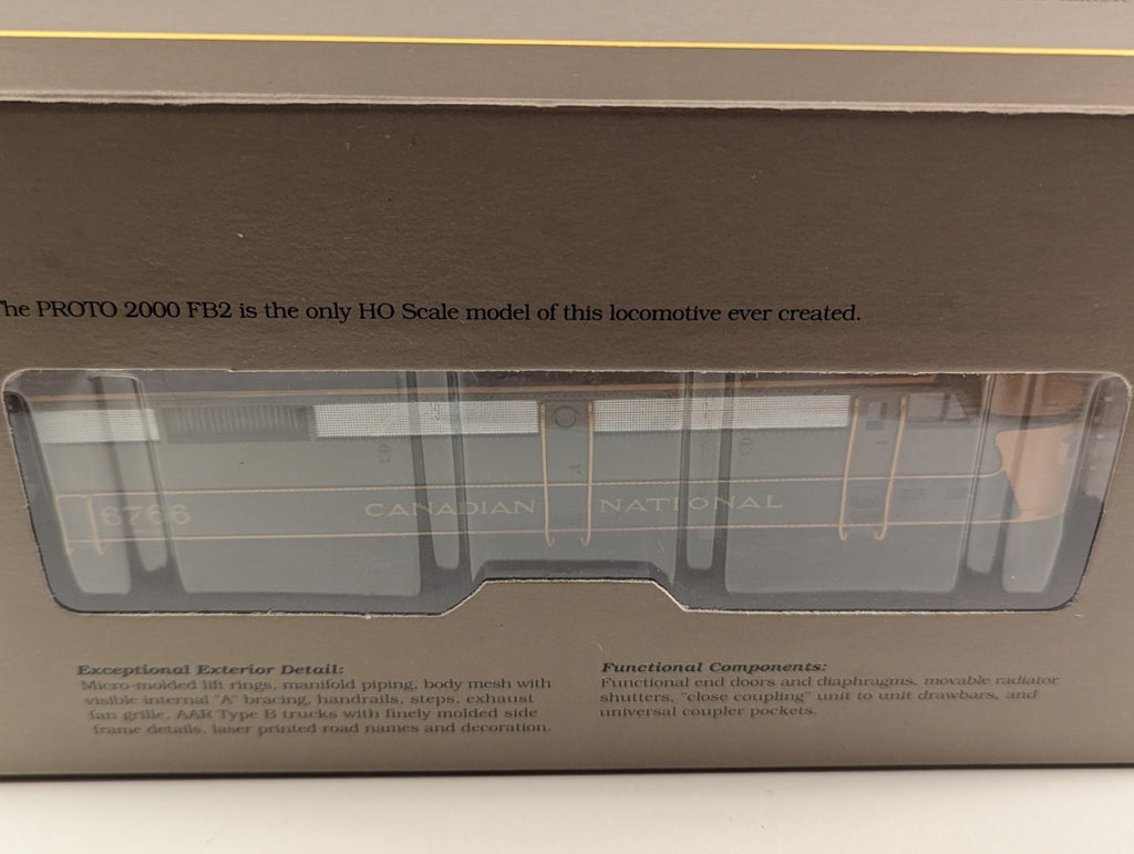 Life-Like Proto 2000 HO Scale Canadian National FB2 Diesel Locomotive – No. 6766