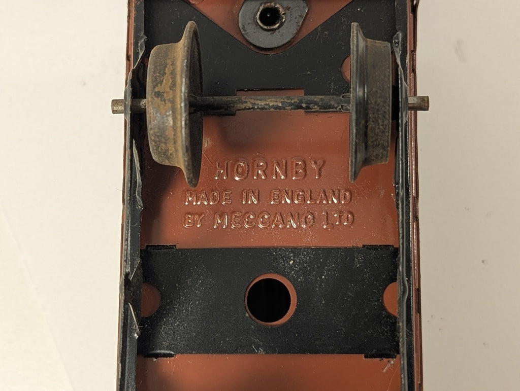 Hornby O Gauge No. 1 Goods Van Goods Wagon 182153 NE Brown