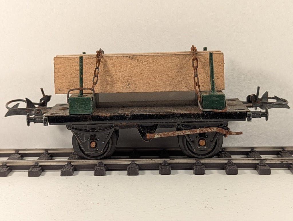 Hornby RC 24058A O Gauge No.1 Timber Wagon with Wood Load