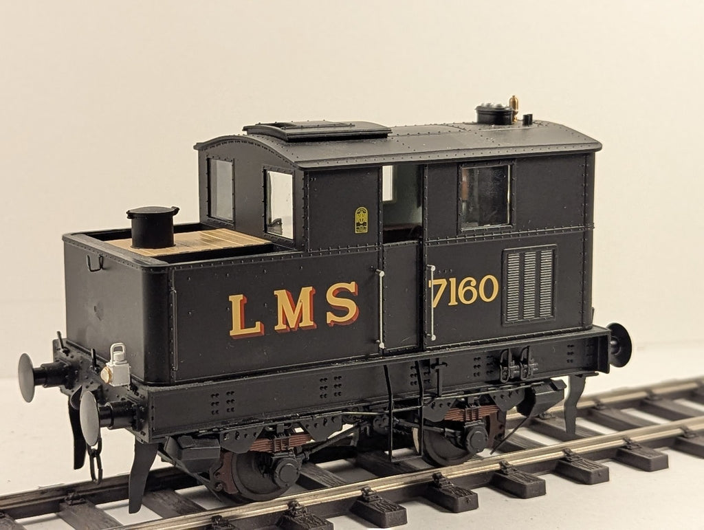 Dapol O Gauge Sentinel 0-4-0 Steam Shunter Steam Locomotive 7160 LMS Black