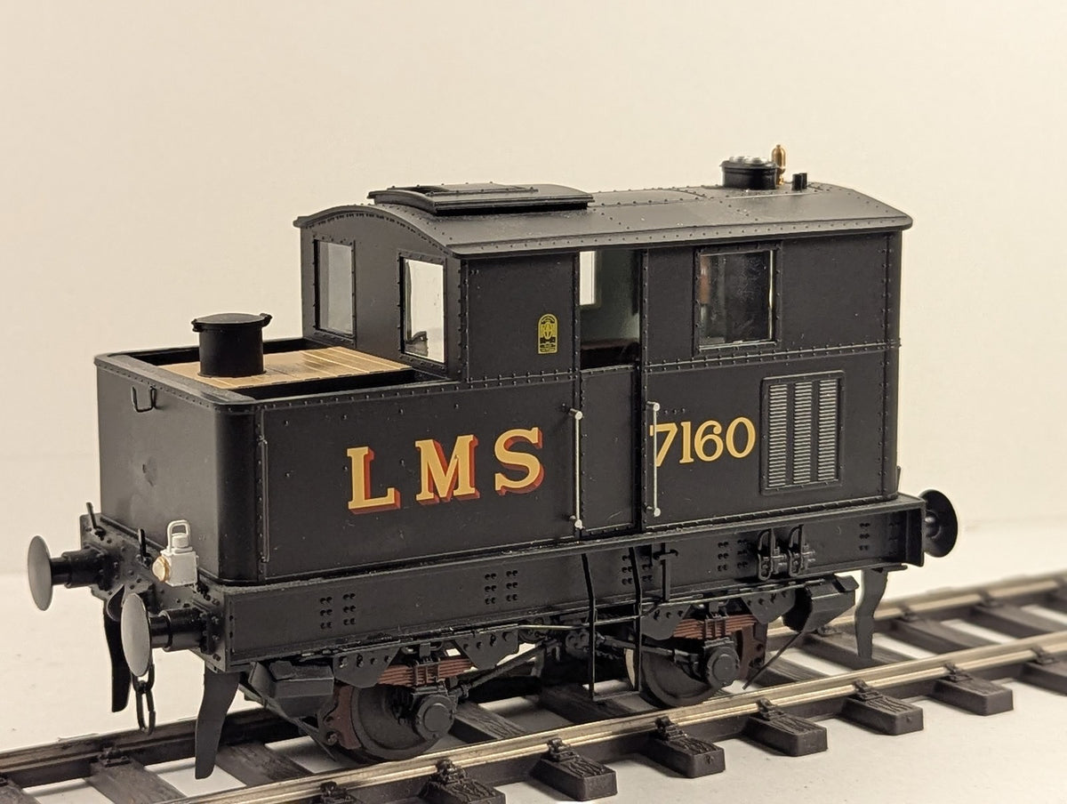 Dapol O Gauge Sentinel 0-4-0 Steam Shunter Steam Locomotive 7160 LMS Black
