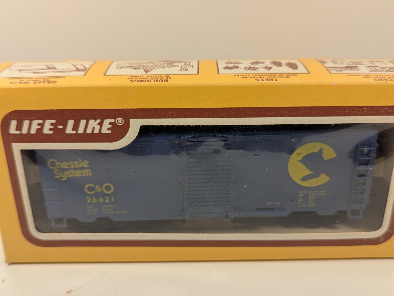 Life-Like HO Gauge Chessie System C&O Box Car