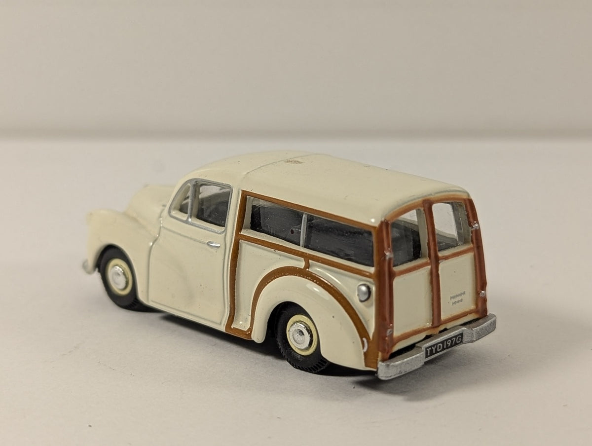 Oxford Diecast 1:76 Morris Minor 1000 Traveller Road Vehicle TYD 197G