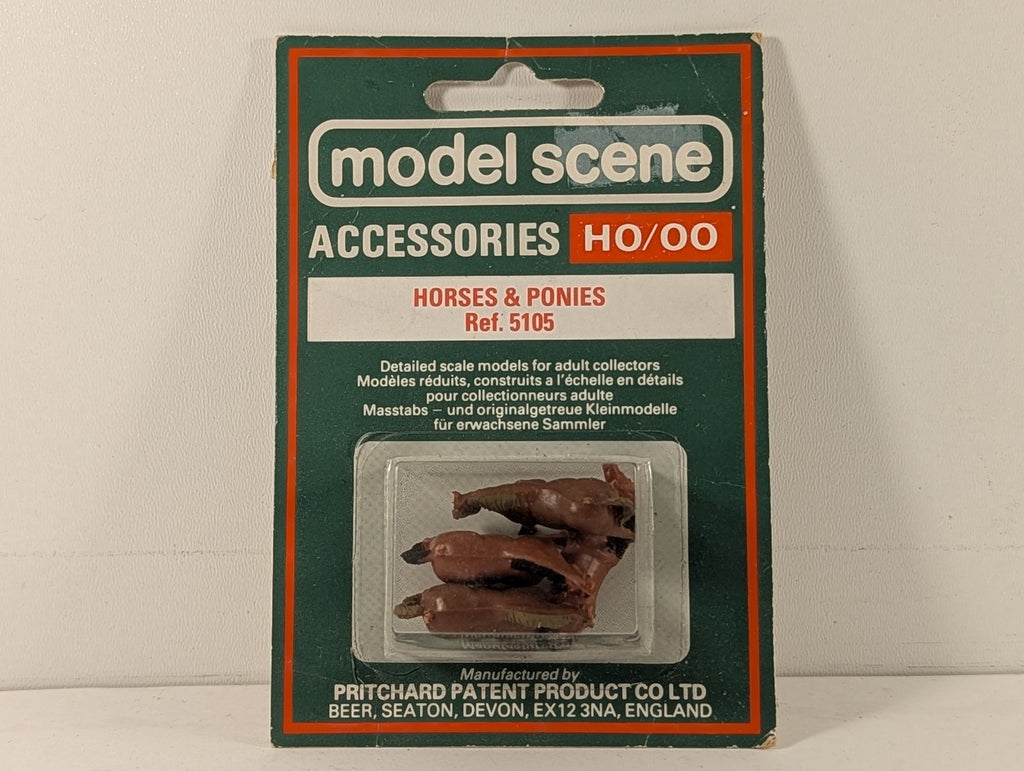 Model Scene HO/OO Horses & Ponies Scenic Accessories 5105