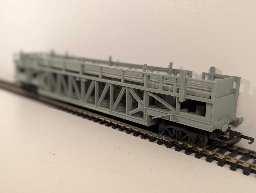 Tri-ang R342 OO Gauge Grey Tierwag Car Transporter