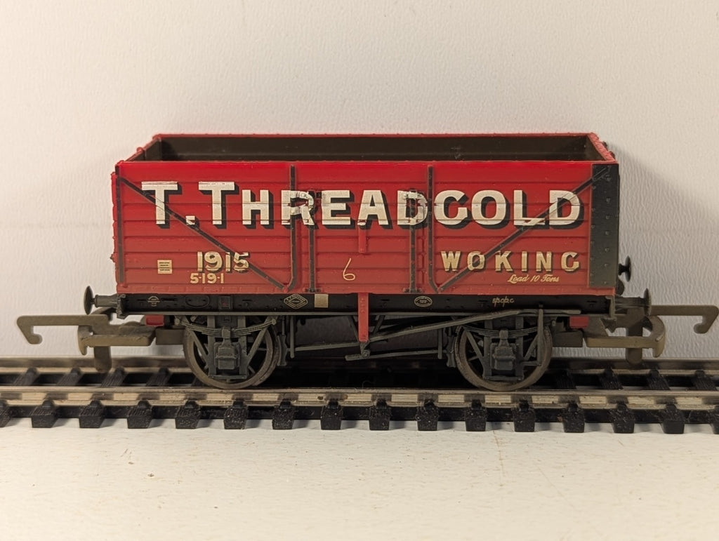 Hornby OO Gauge 7-Plank Open Wagon Goods Wagon 1915 T. Threadgold
