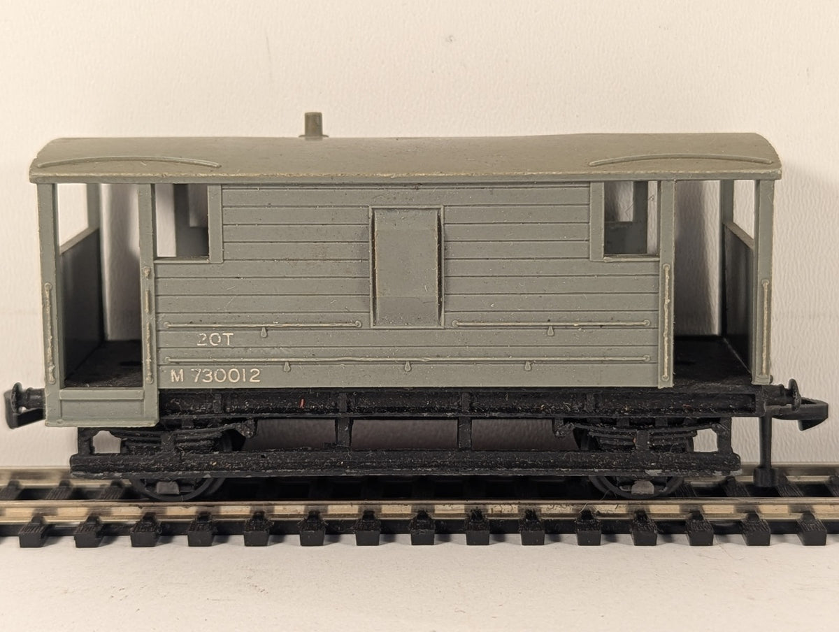Hornby Dublo OO Gauge BR 20 Ton Goods Brake Van M730012 BR Grey 4311