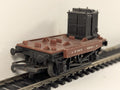 Hornby OO Gauge BR Conflat L Wagon with Container Goods Wagon B734259 BR Bauxite