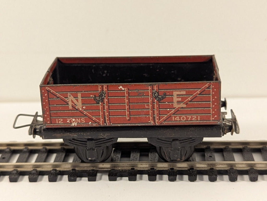 Trix Twin Railway LNER 5 Plank Open Wagon Tinplate OO Gauge