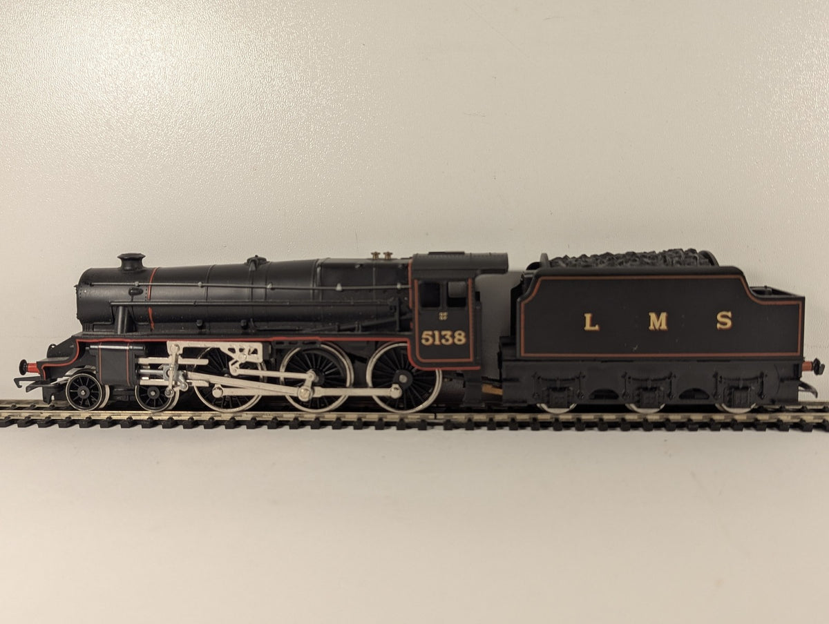 Hornby OO Gauge Class 5MT 'Black Five' Steam Locomotive 5138 LMS Lined Black