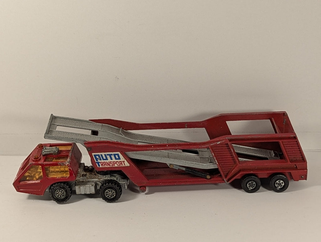 Matchbox Super Kings K-10 Car Transporter Die-cast Vehicle Red, Auto Transport