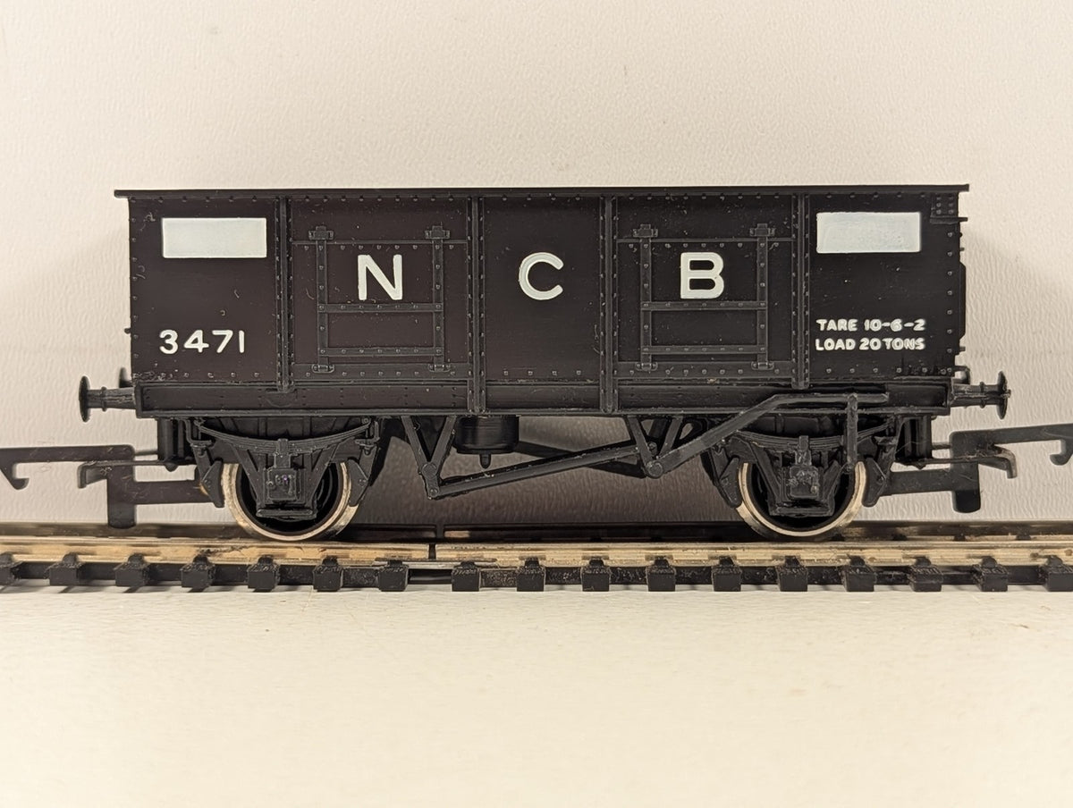 Hornby OO Gauge NCB Mineral Wagon Goods Wagon 3471 NCB Black R102