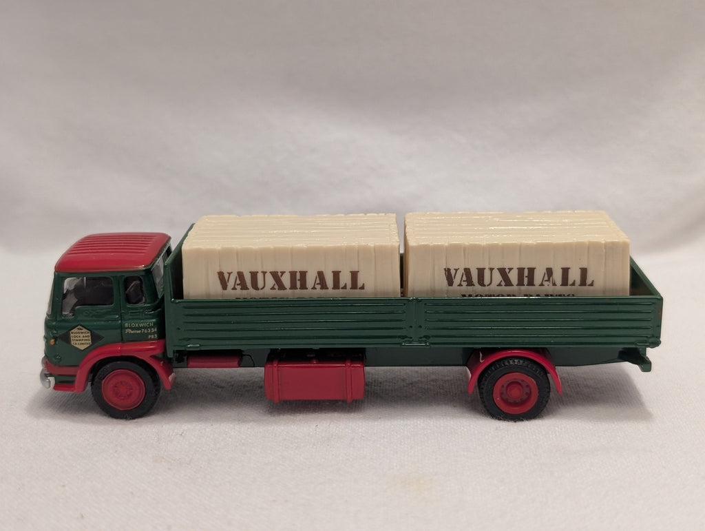EFE 1:76 Scale Bedford TK 2-Axle Flatbed Truck Bloxwich Lock & Stamping