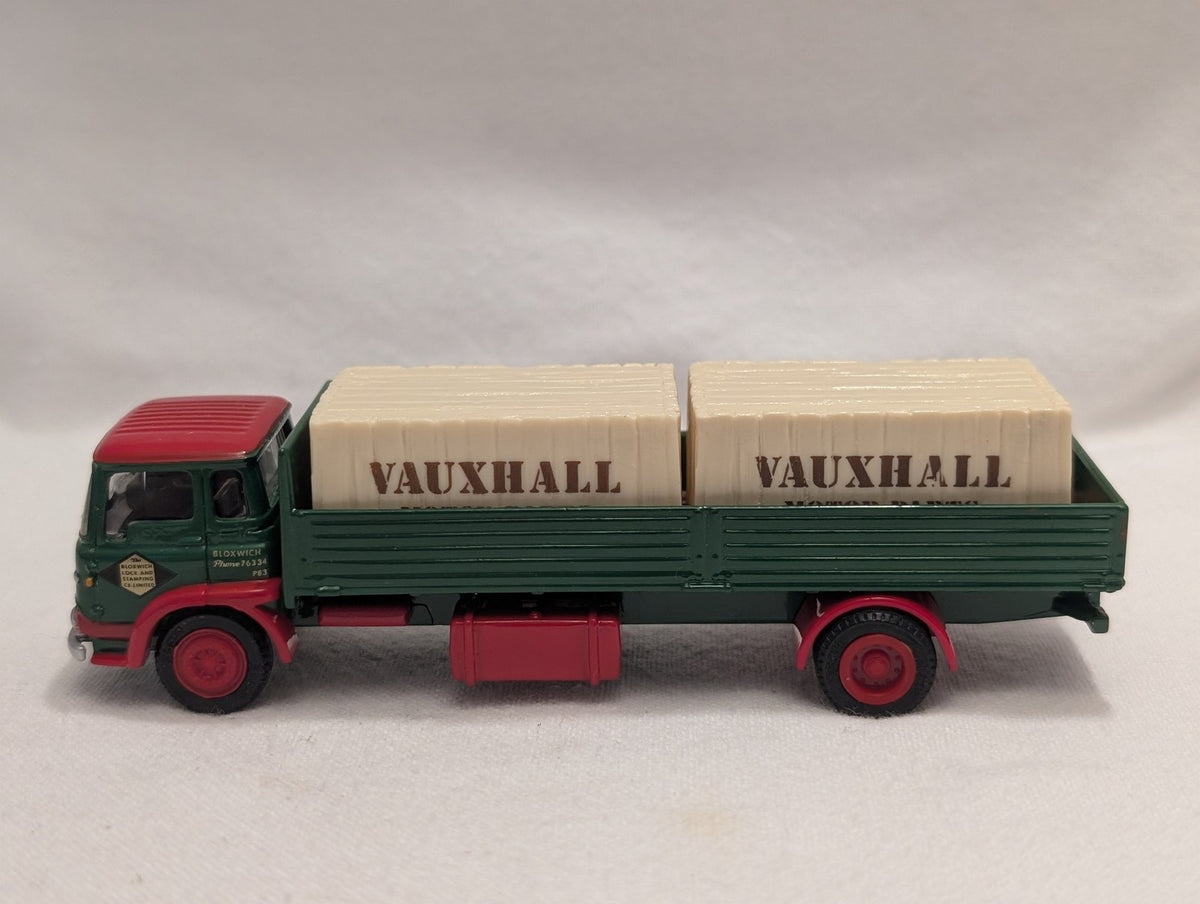 EFE 1:76 Scale Bedford TK 2-Axle Flatbed Truck Bloxwich Lock & Stamping