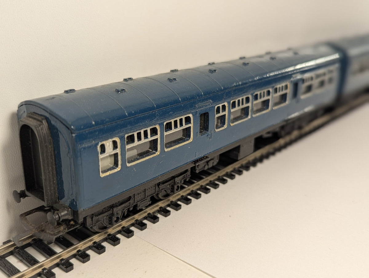Tri-ang OO Gauge DMU Centre Cars Coaches BR Blue R334 Spares or Repair