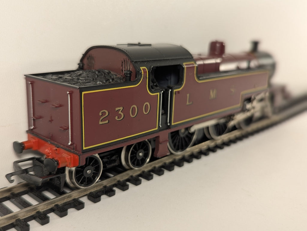 Hornby OO Gauge Class 4P Fowler 2-6-4T Steam Locomotive 2300 LMS Crimson Lake