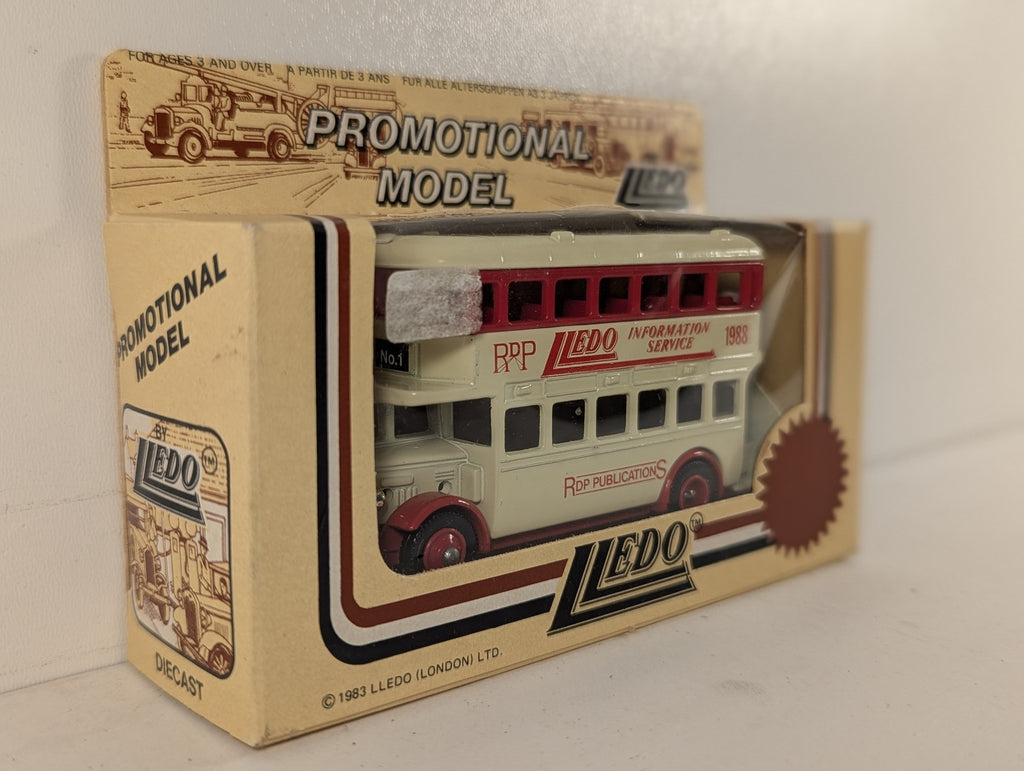 Lledo AEC Regent Double Decker Bus Die-cast Model No. 1