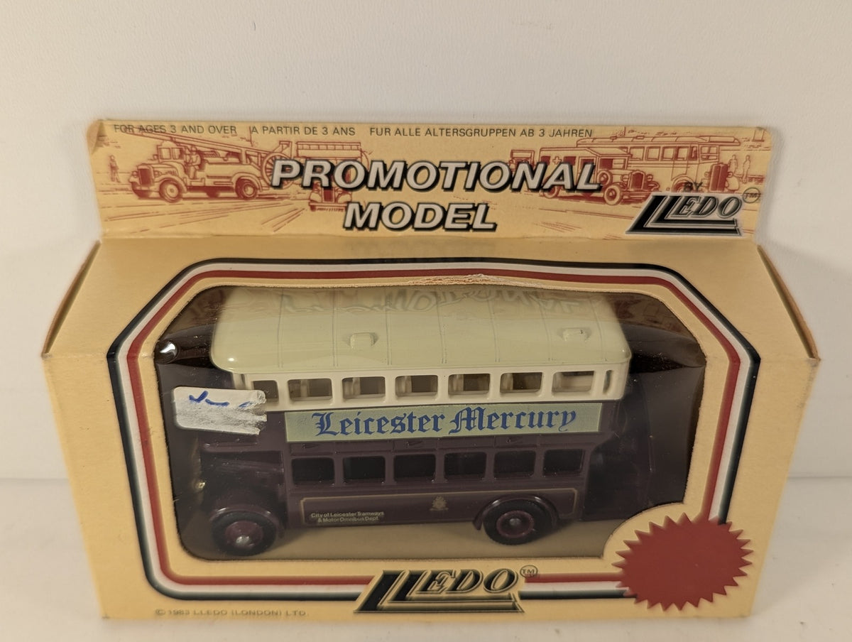 Lledo Double Decker Bus Die-cast Model Bus Leicester Mercury