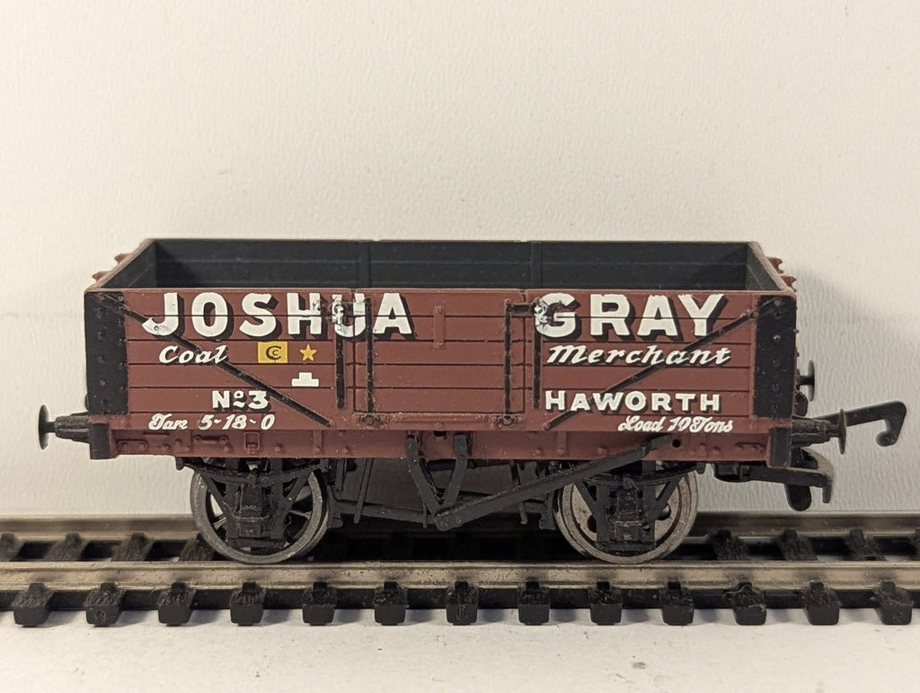 Bachmann OO Gauge RCH 7 Plank Wagon Goods Wagon No. 3 Joshua Gray 37-078