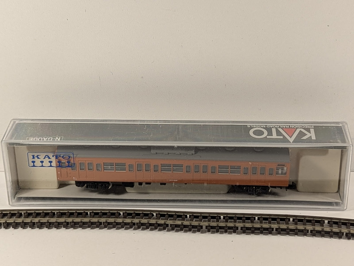Kato N Gauge JNR Series 103 Driving Trailer クハ103-828 JNR Orange