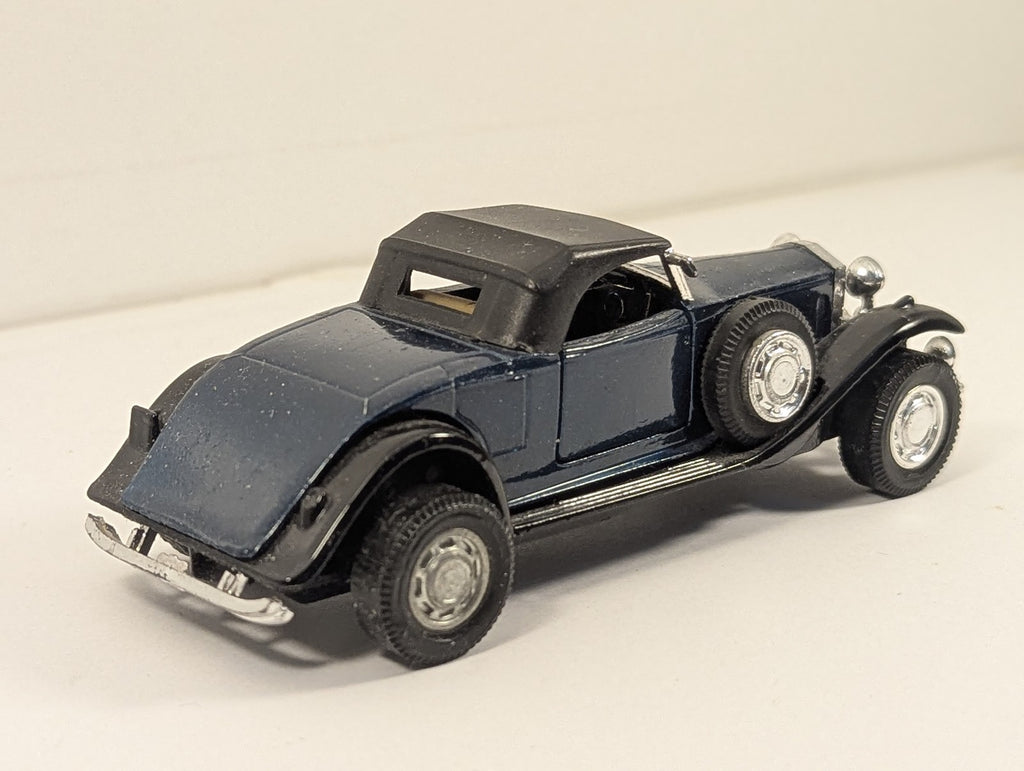 Yatming 1:64 1931 Rolls-Royce Phantom II Die-cast Model Car Dark Blue and Black