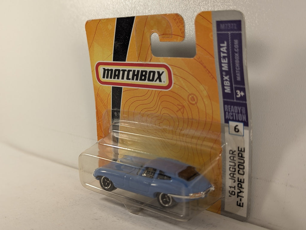 Matchbox '61 Jaguar E-Type Coupe Die-cast Model Car Blue M7371