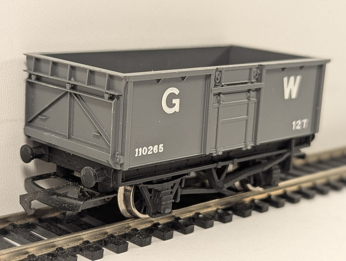 Wrenn OO Gauge 12T Steel Wagon Goods Wagon 110265 GWR Grey W5029